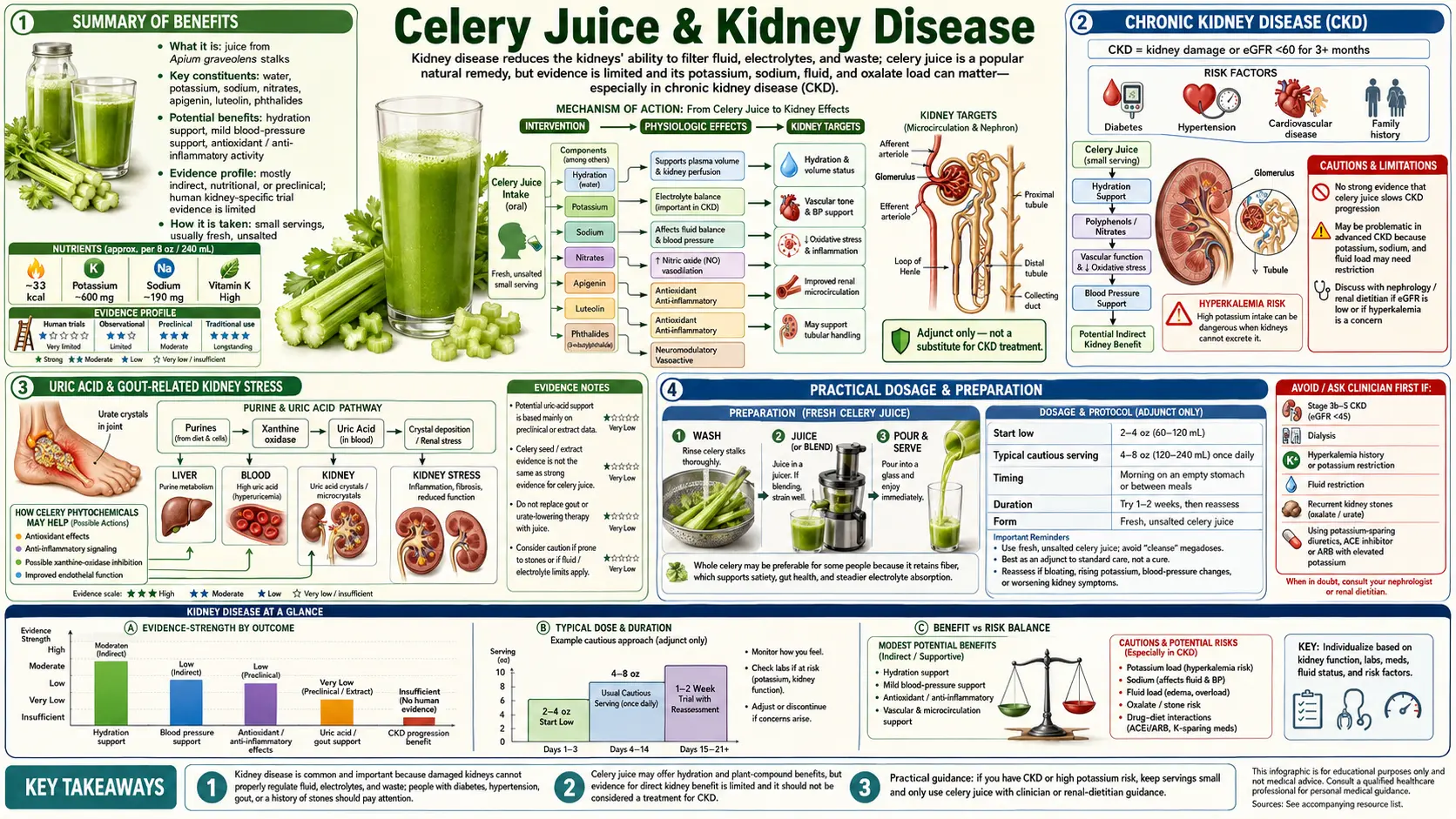 Kidney Disease — scientific infographic poster