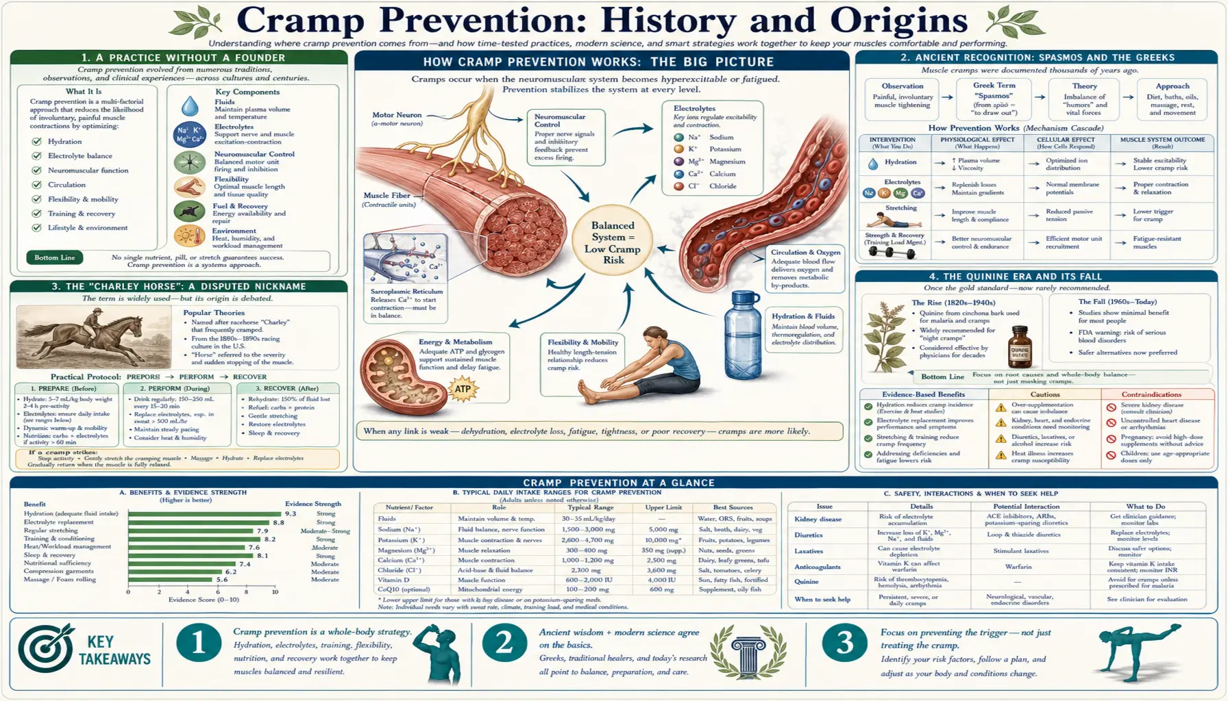 History — scientific infographic poster