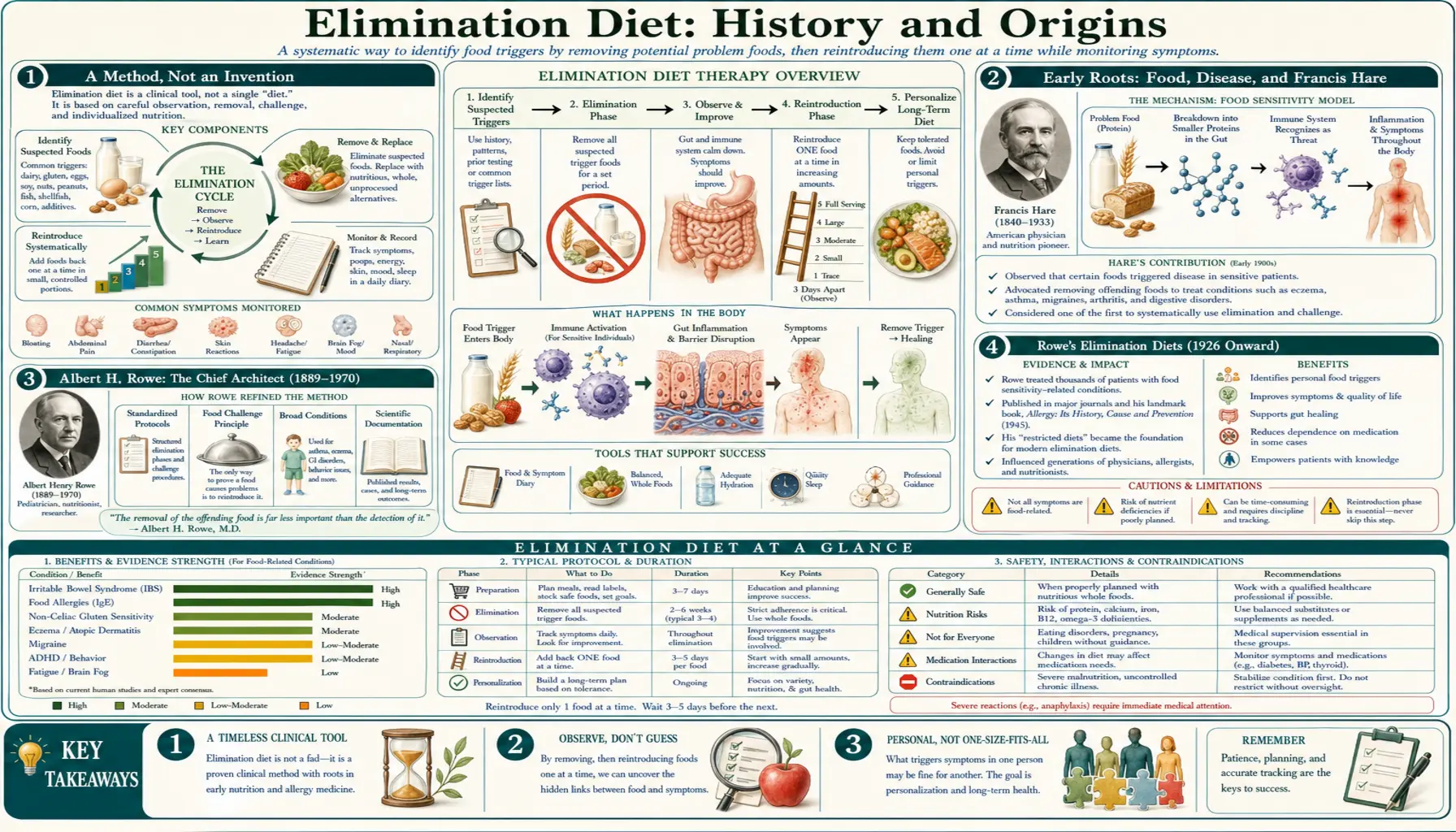 History — scientific infographic poster
