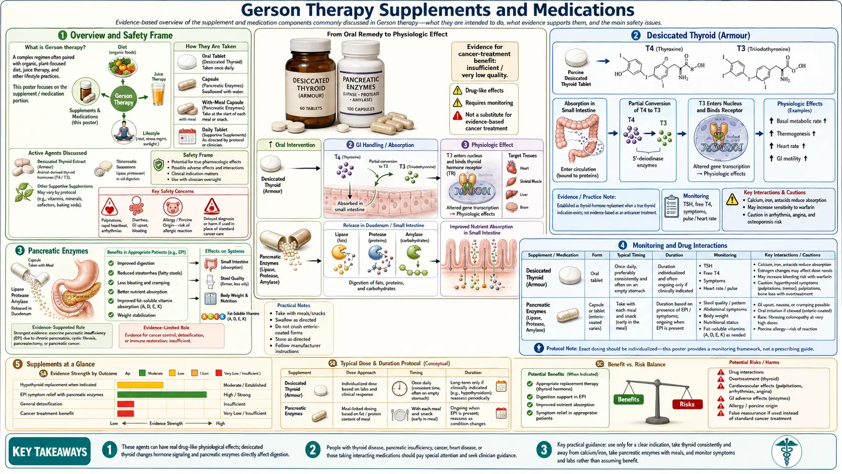 Supplements — scientific infographic poster