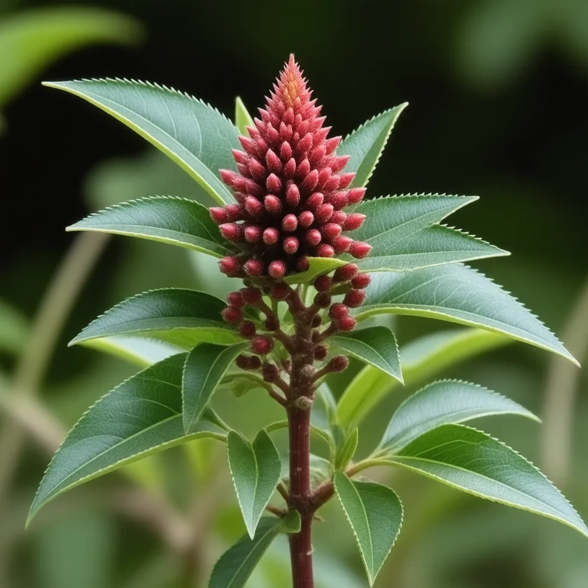 The castor plant