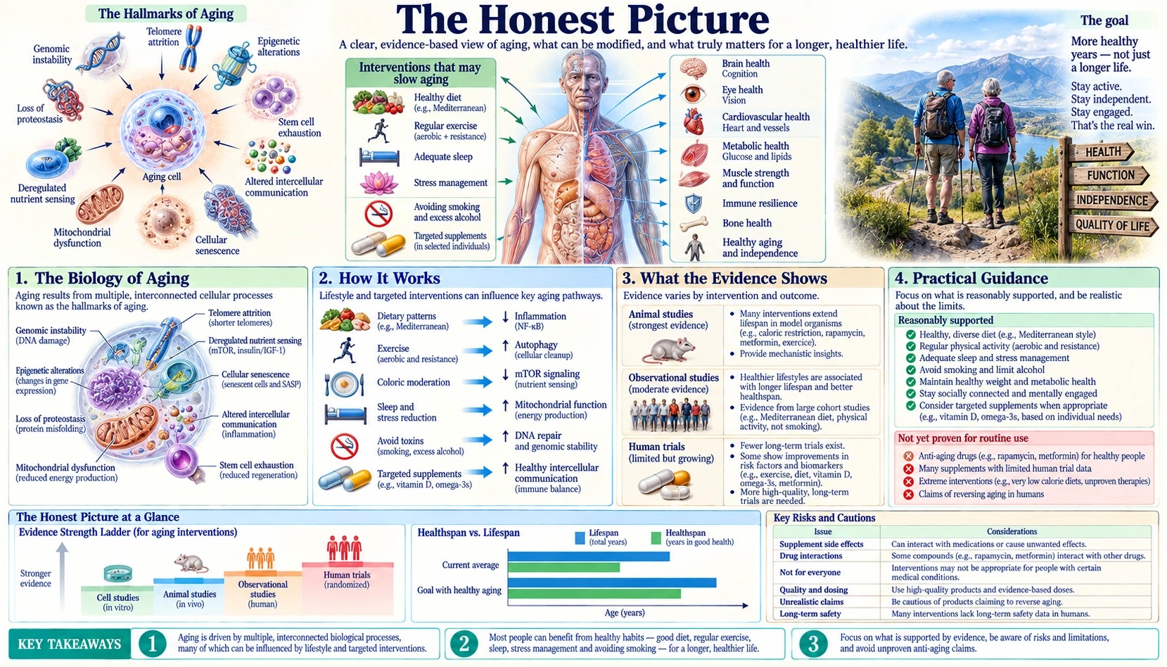 Evidence — scientific infographic poster