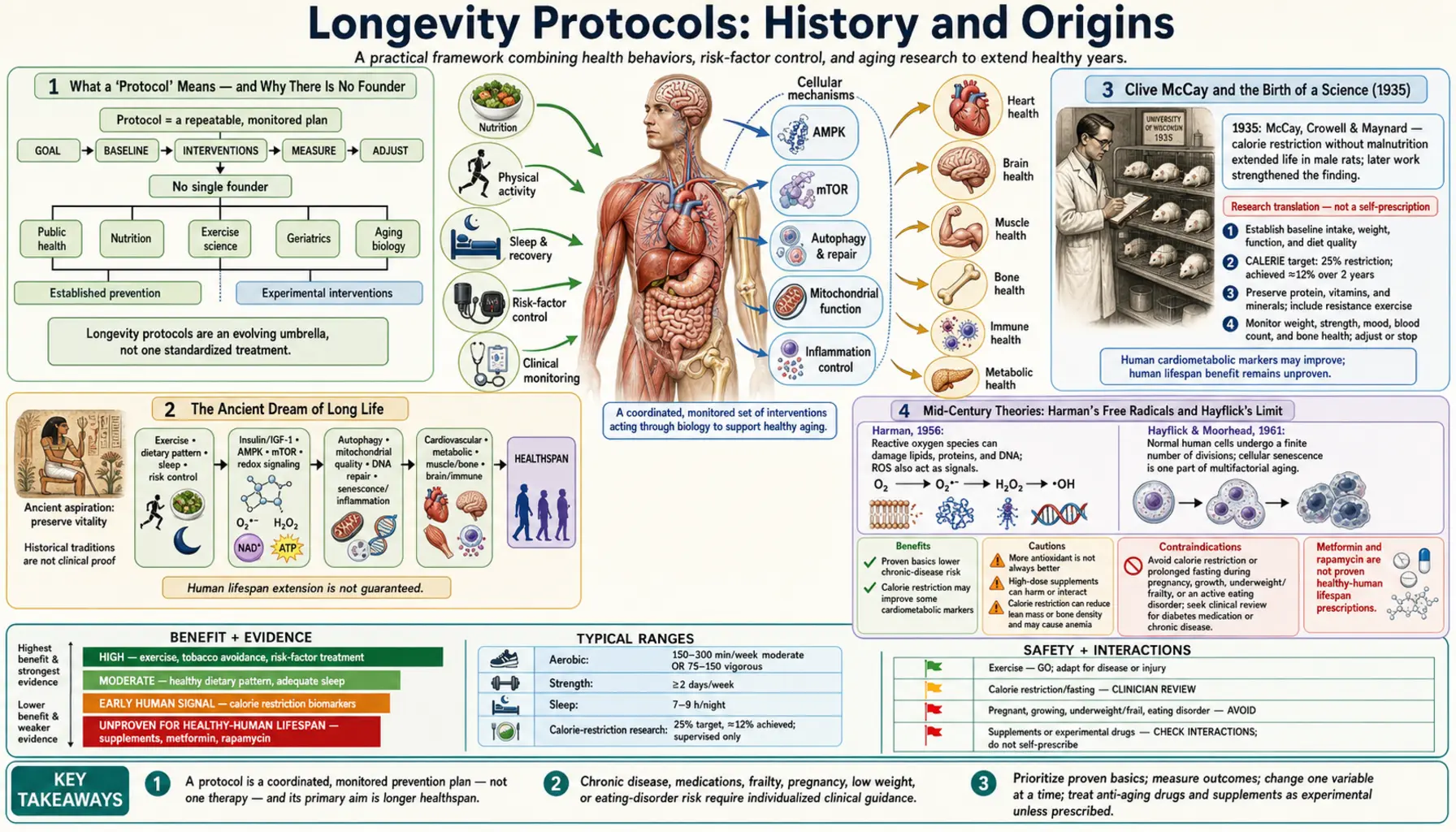 History — scientific infographic poster