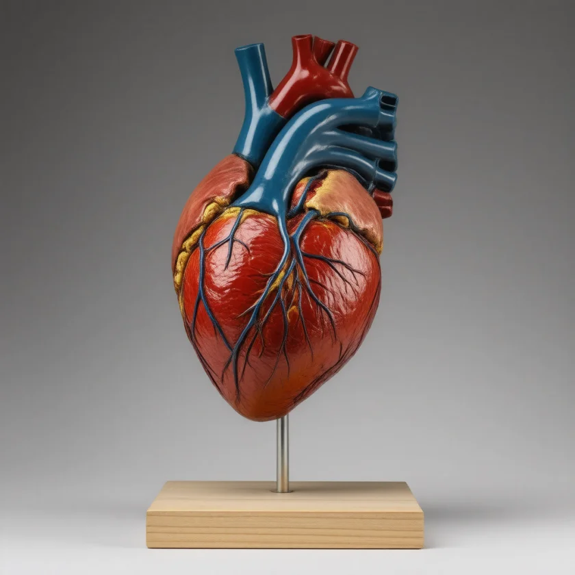 The heart, which sudden cold can strain