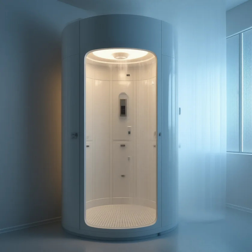 A whole-body cryotherapy cabin