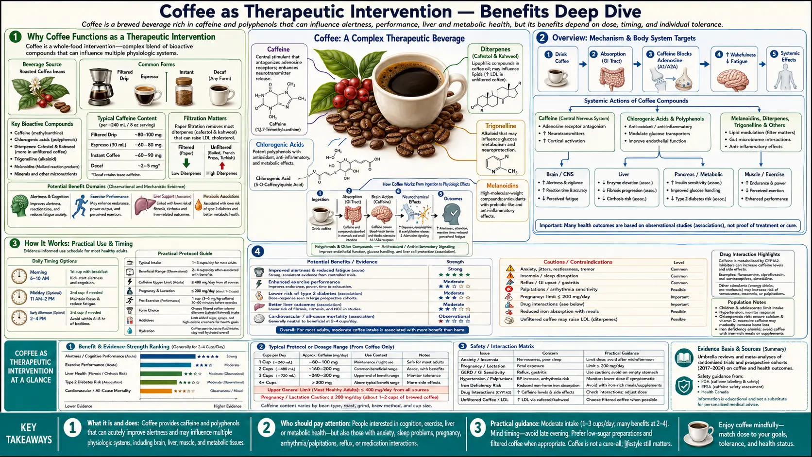 Herbal Adaptogens — scientific infographic poster