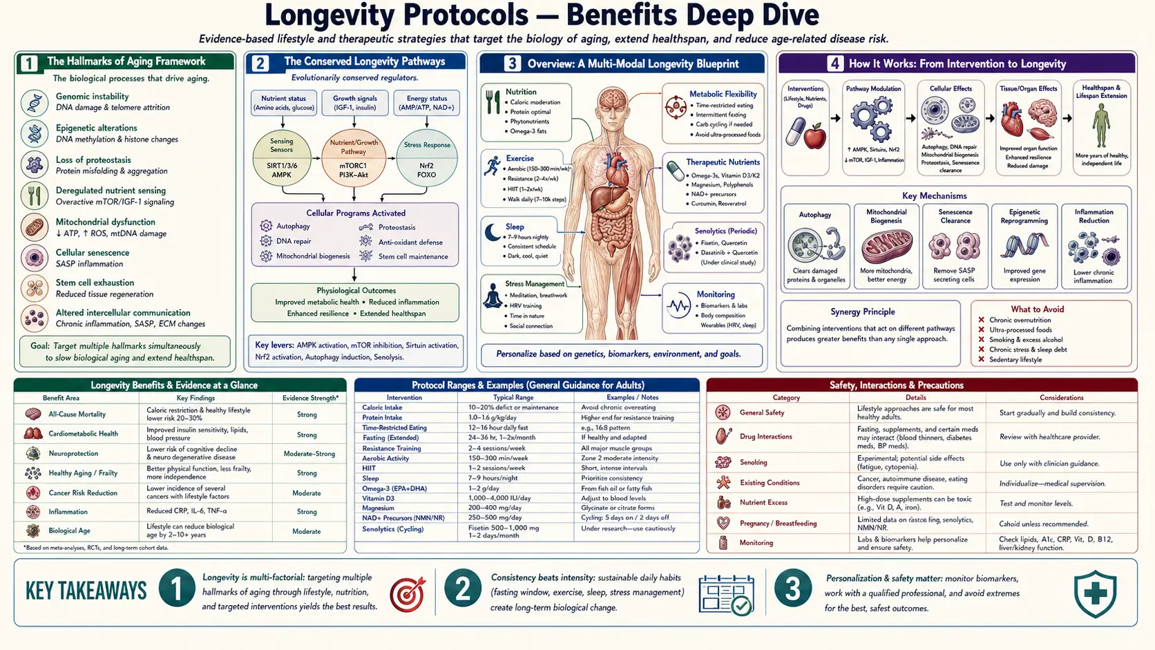 Benefits — scientific infographic poster