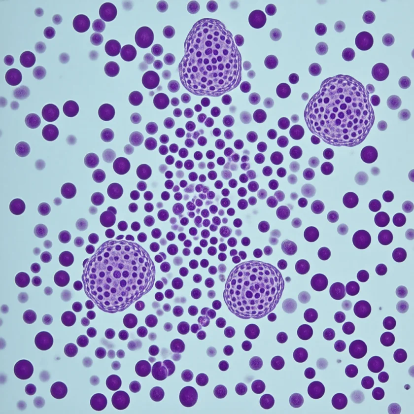 Heinz bodies, a sign of oxidative damage