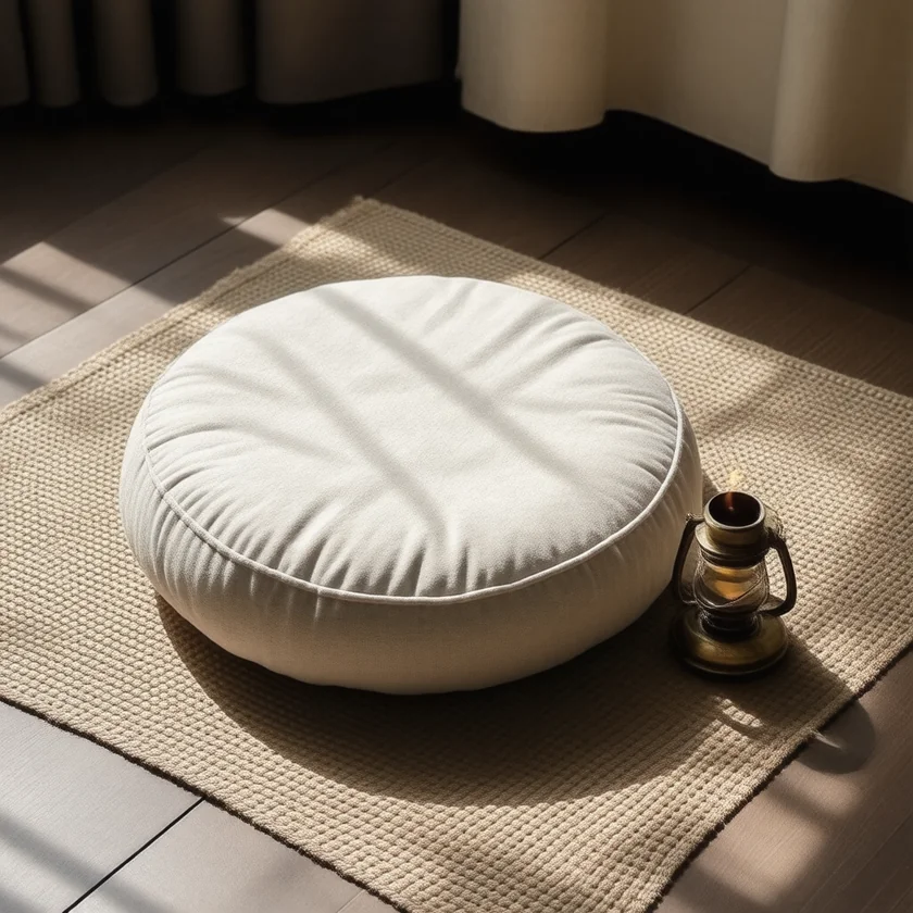 A seat and lamp for pranayama practice