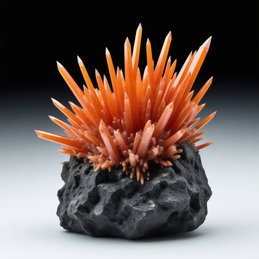 Crocoite, the natural form of lead chromate