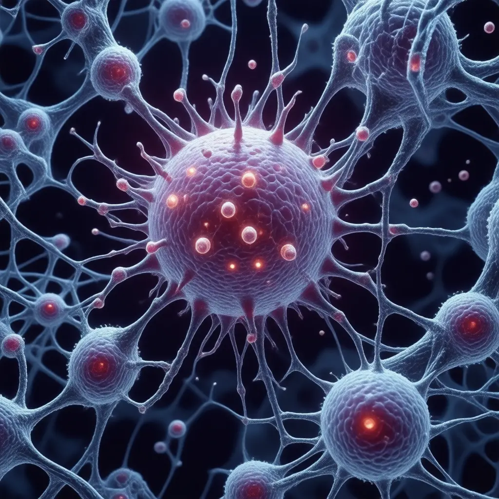 Microscopic view of Banned Additives cellular damage