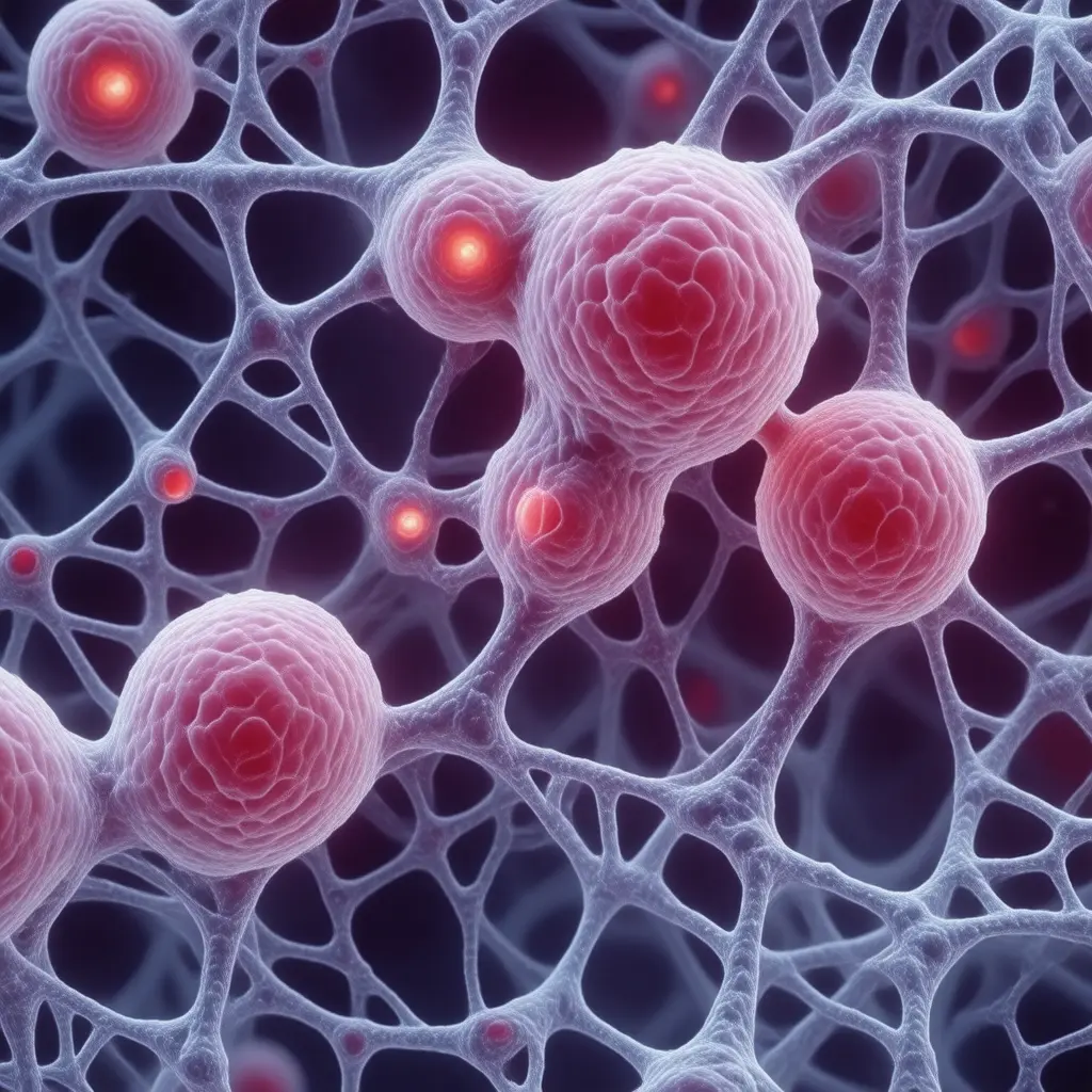Microscopic view of Food Additives cellular damage