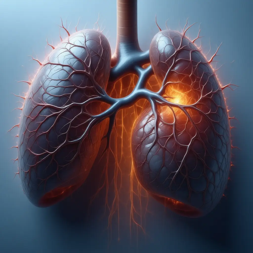 Anatomical illustration of organs affected by Processed Seed Oils exposure