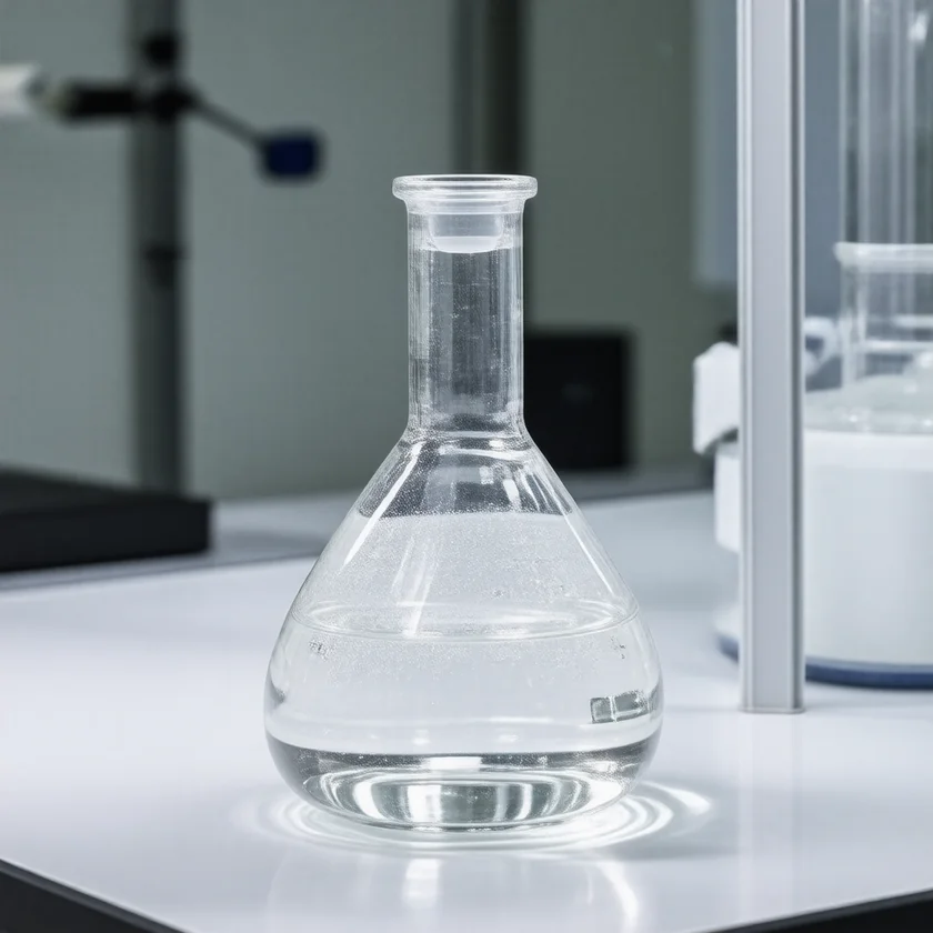 Benzene, a clear colourless liquid