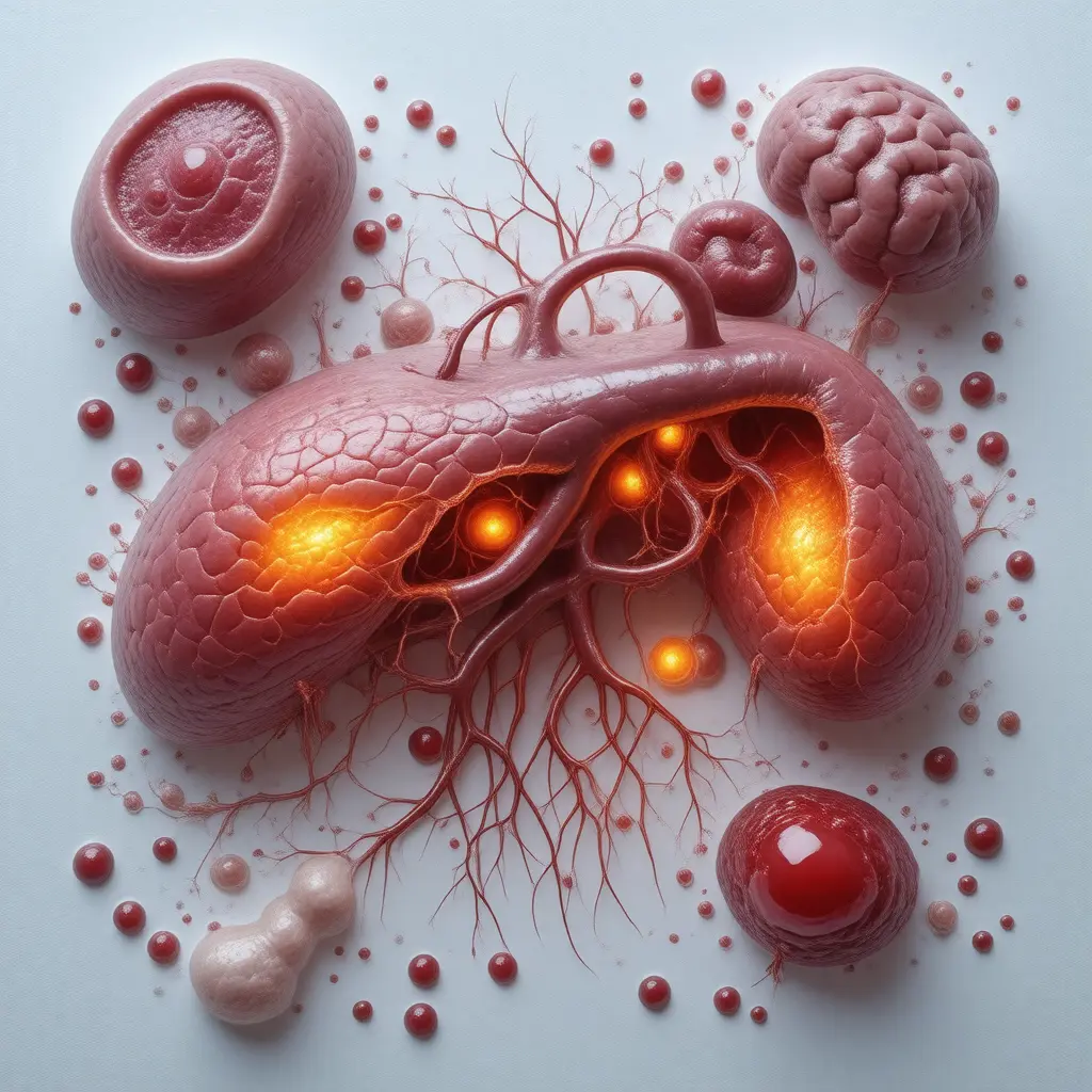 Anatomical illustration of organs affected by Lead Poisoning exposure
