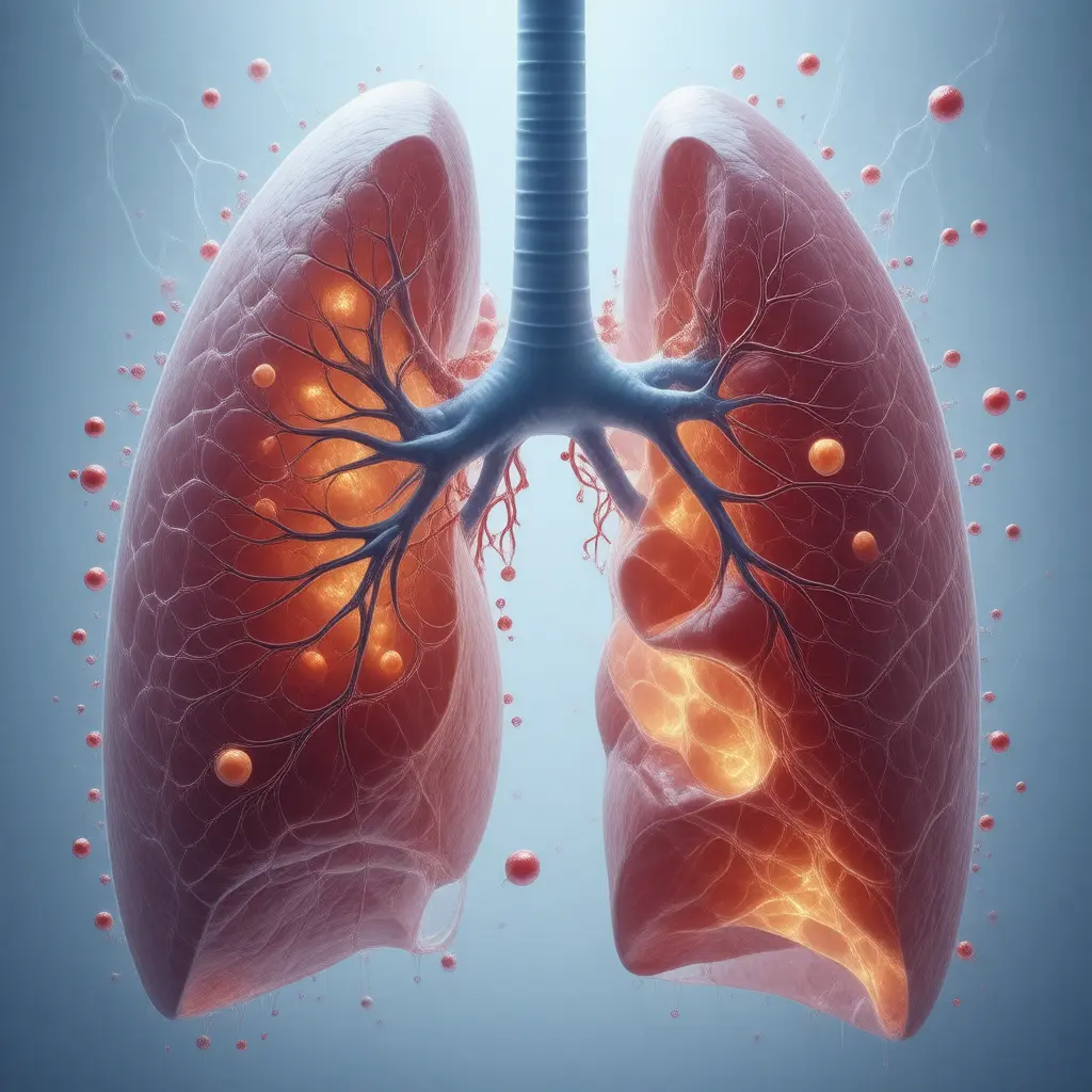 Anatomical illustration of organs affected by PFAS exposure