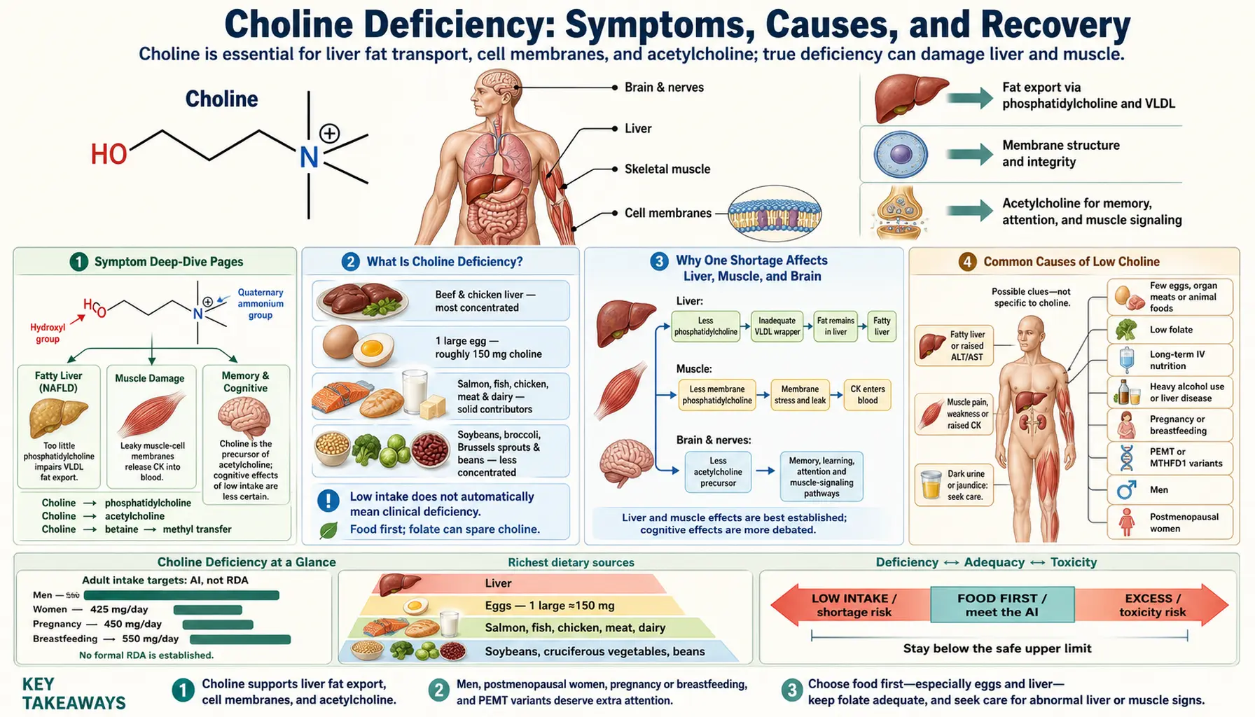 Deficiency — scientific infographic poster