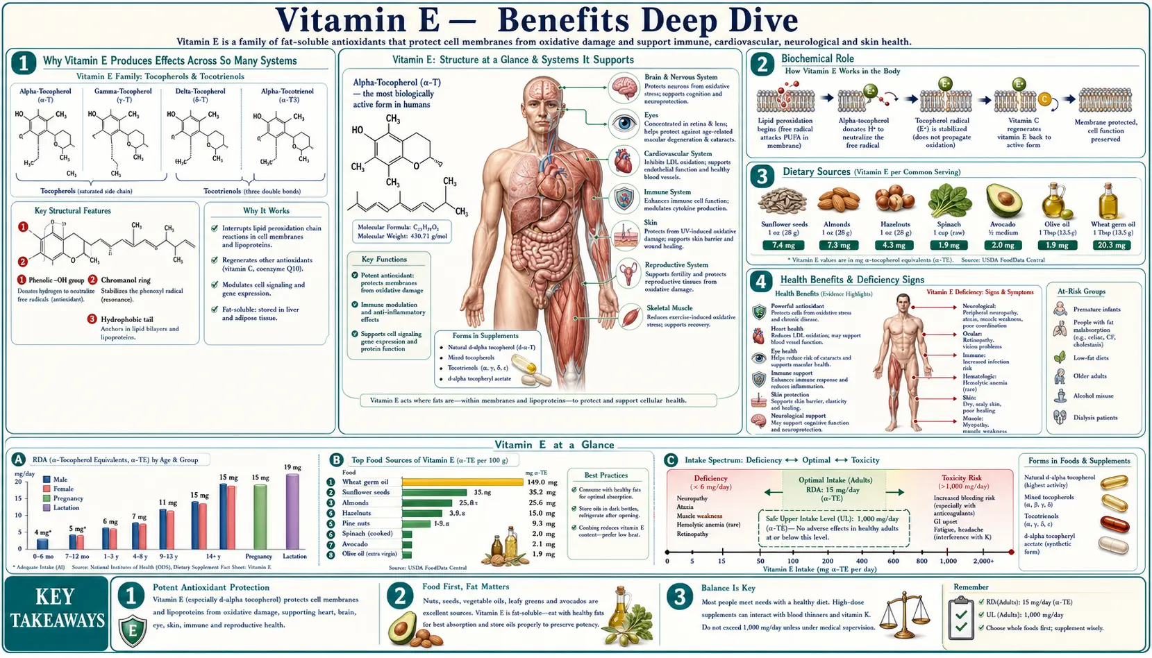Benefits — scientific infographic poster