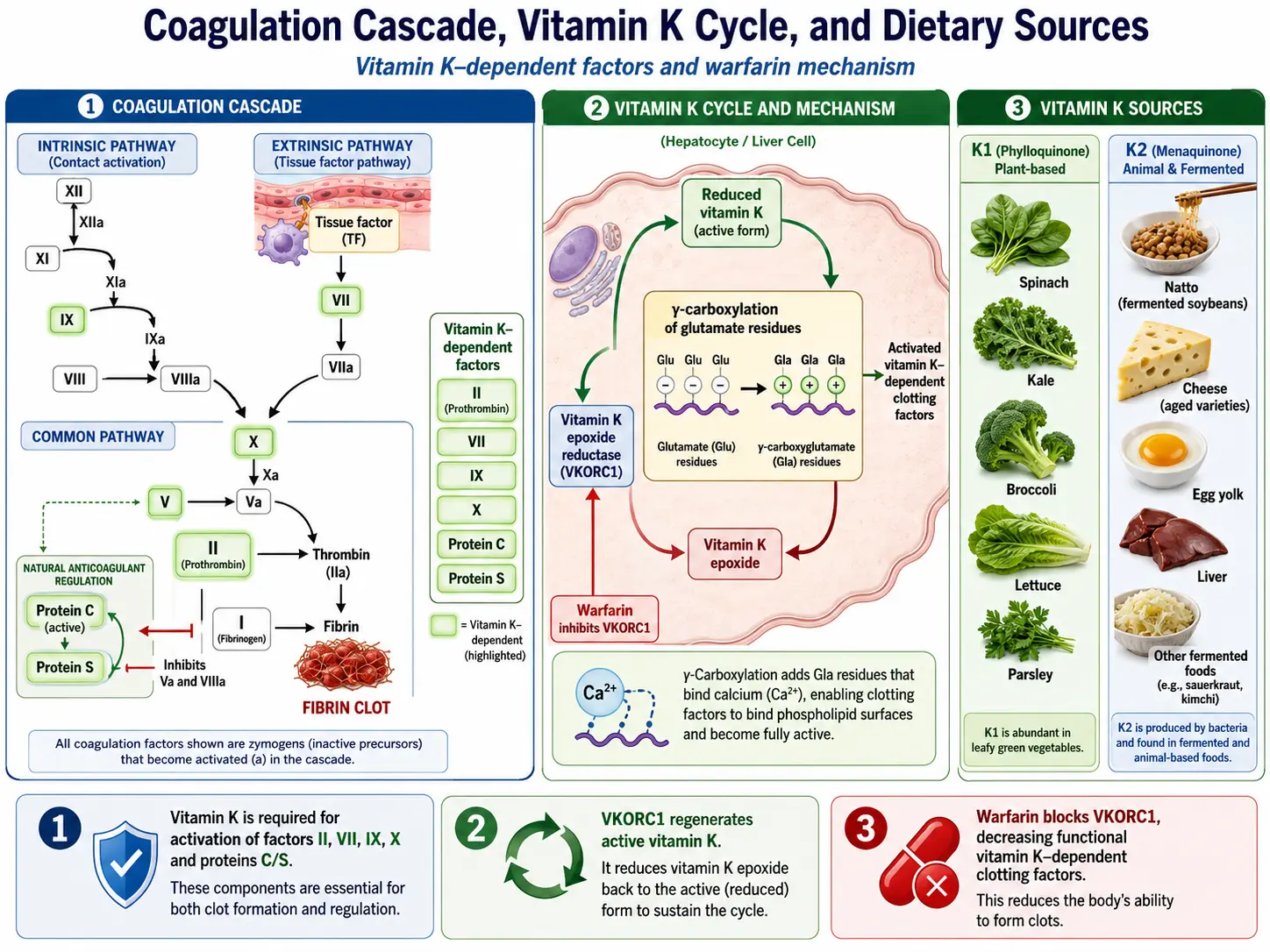 Vitamin K coagulation cascade
