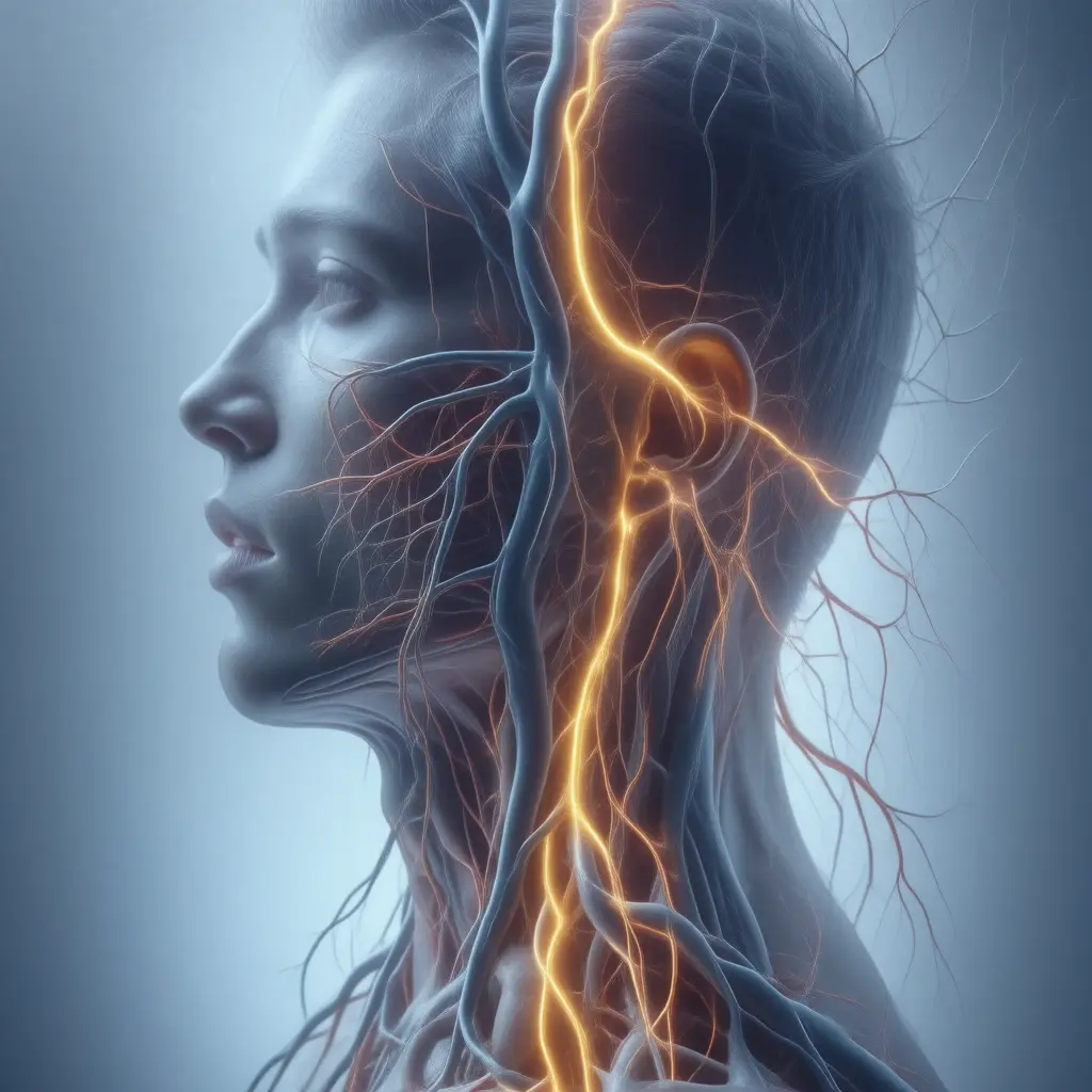 Anatomical illustration of body systems benefiting from Inositol
