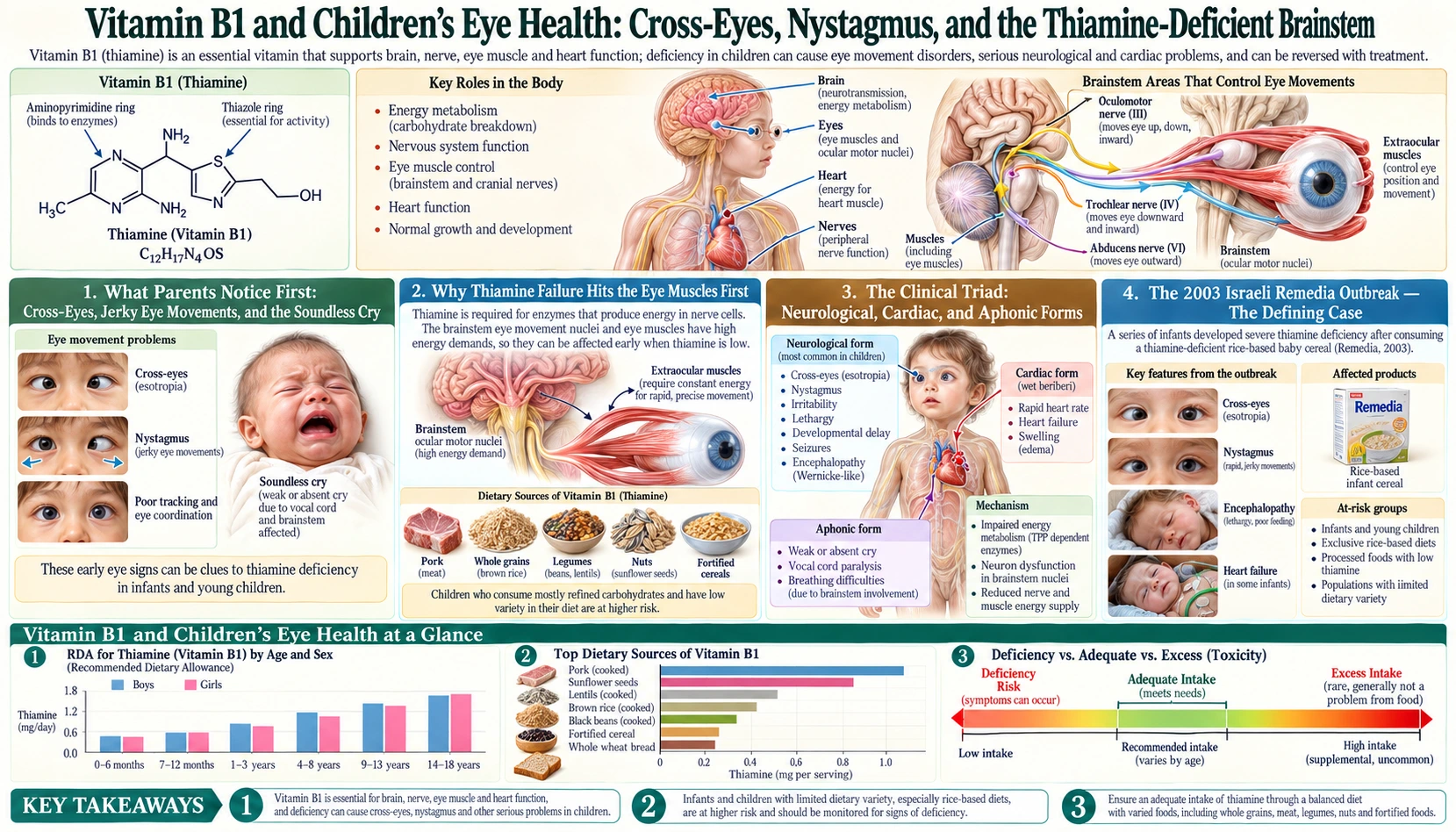 Eye Health Children — scientific infographic poster