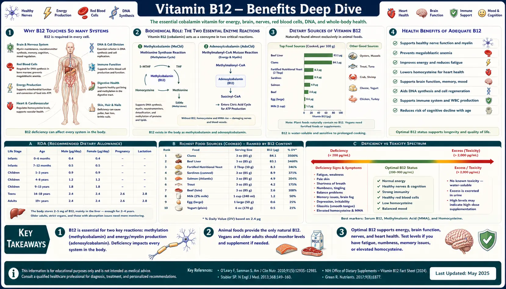 Benefits — scientific infographic poster