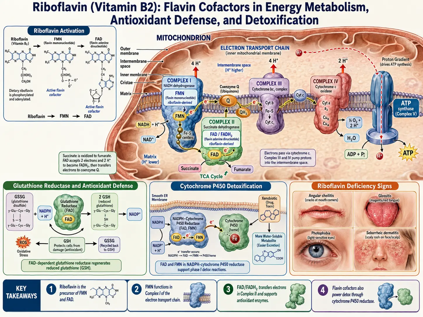 Riboflavin FAD energy metabolism