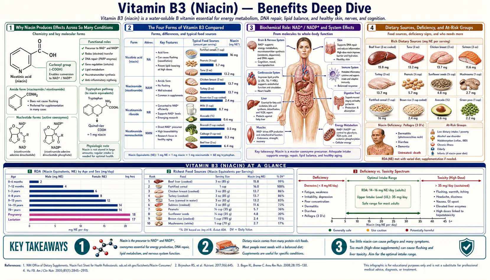 Benefits — scientific infographic poster