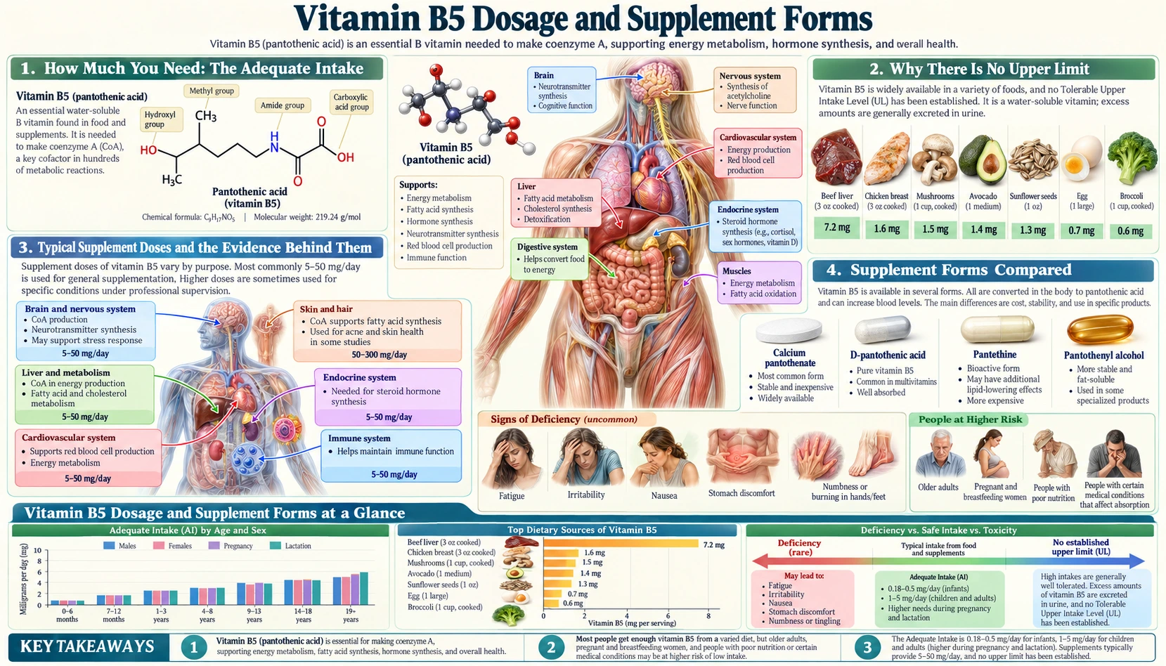 Dosing and Supplement Forms — scientific infographic poster