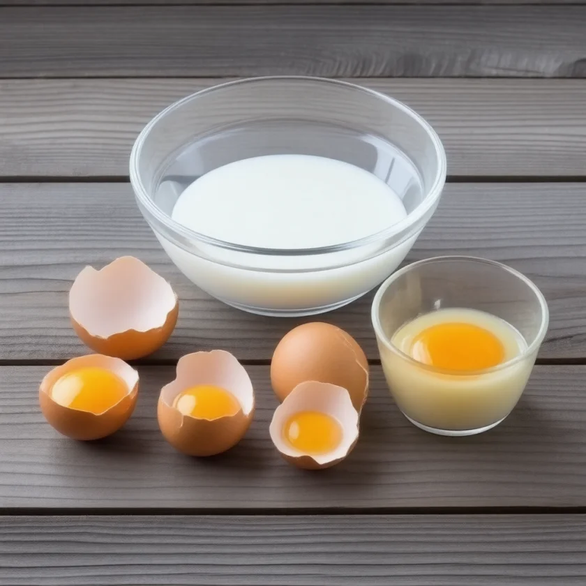 Raw egg white, whose avidin binds biotin