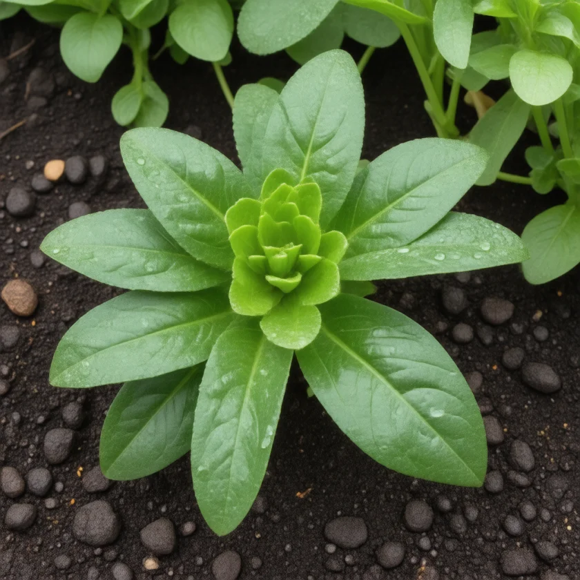 Spinach, a leafy source of folate
